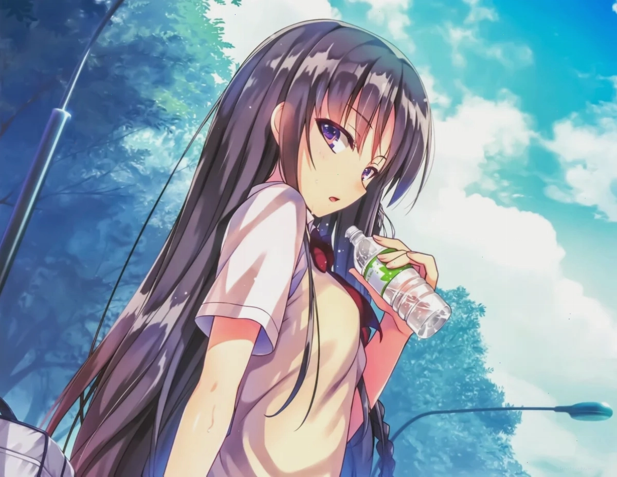 Horikita Suzune và Kiyotaka Ayanokouji trong một cảnh quay chung