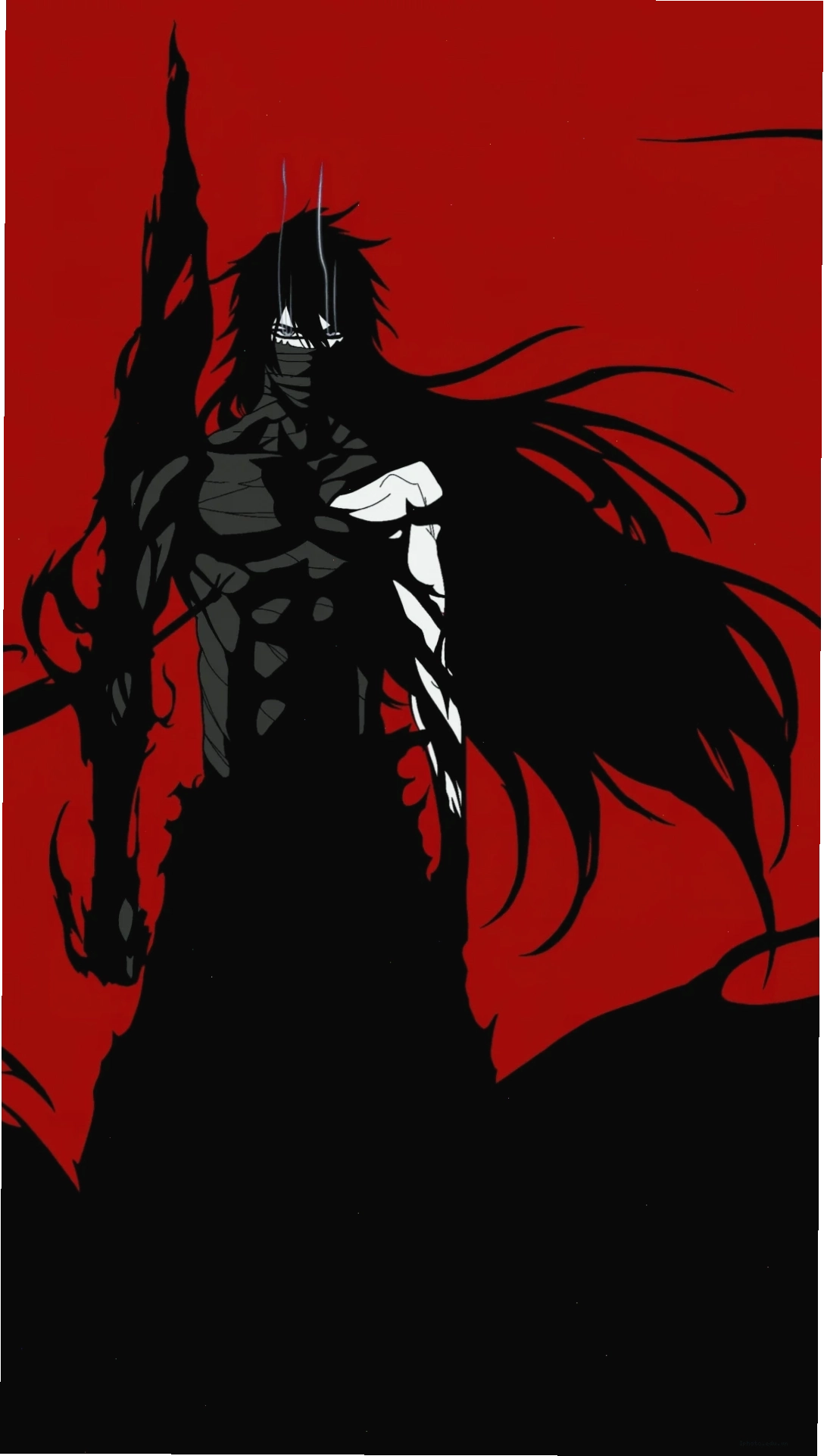 Ichigo Kurosaki trong dạng Shikai đầu tiên của Zangetsu