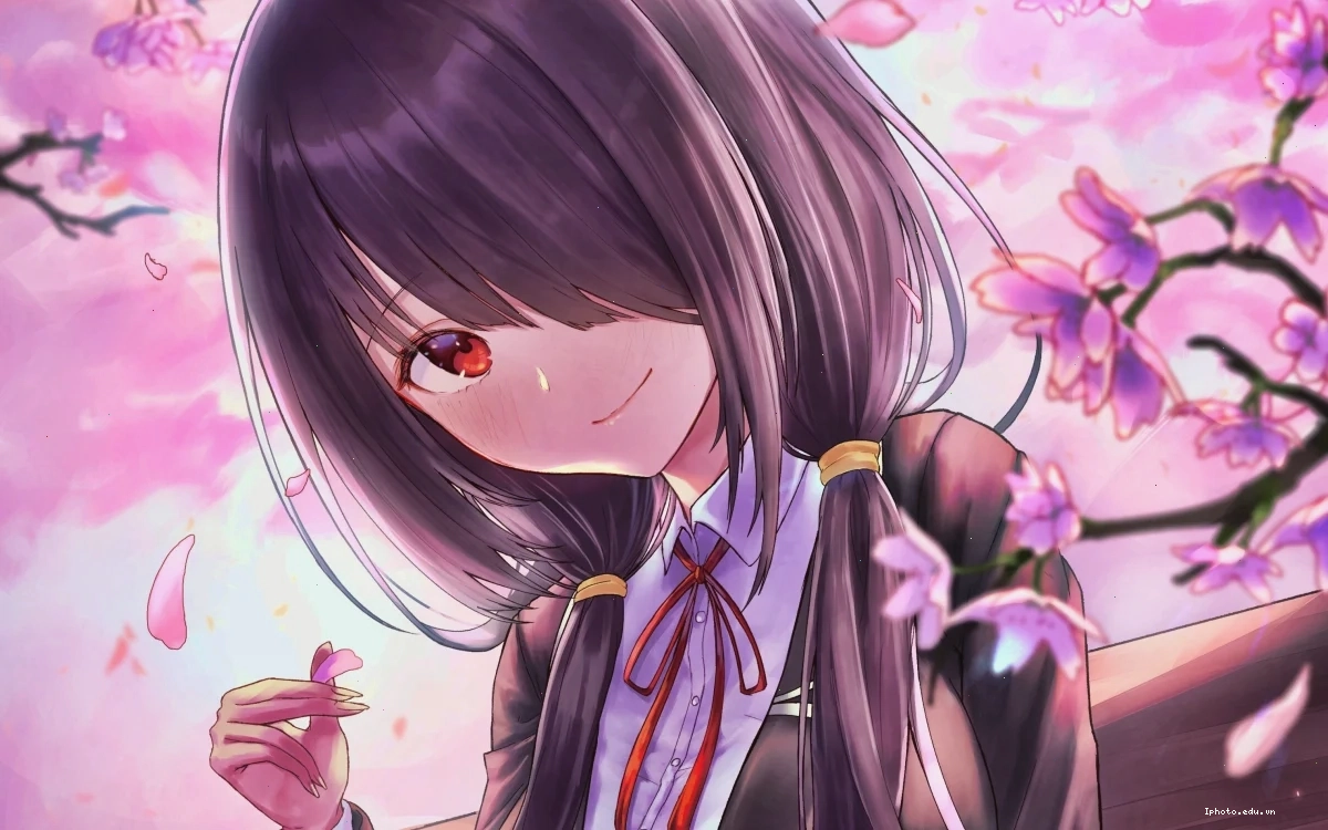 Kurumi Tokisaki trong trang phục học sinh