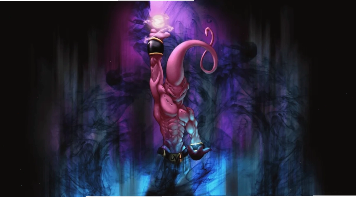 Majin Buu trong một cảnh hành động ấn tượng