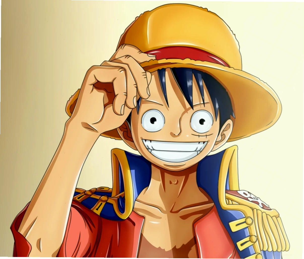 Monkey D. Luffy ăn mừng chiến thắng cùng đồng đội