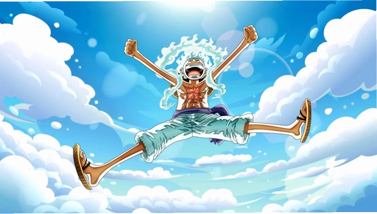 Monkey D. Luffy trong một cảnh hành động kịch tính của phim