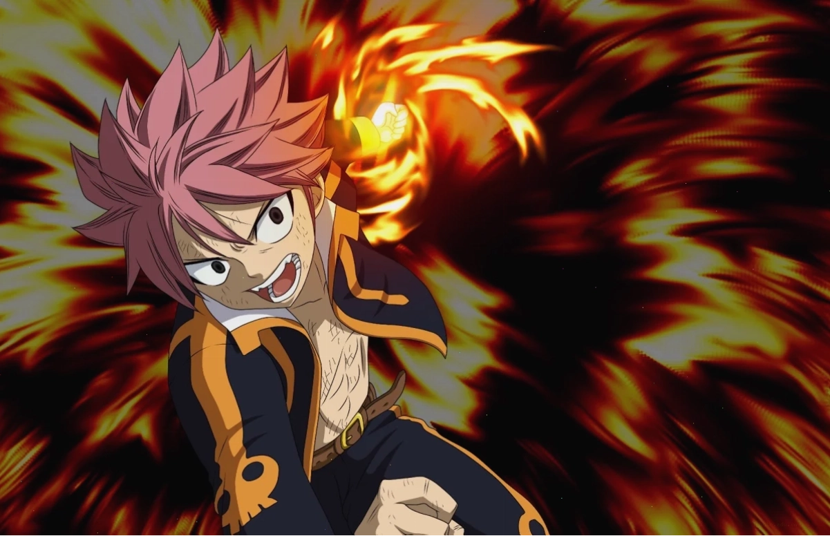 Natsu Dragneel và Zeref Dragneel đối đầu nhau