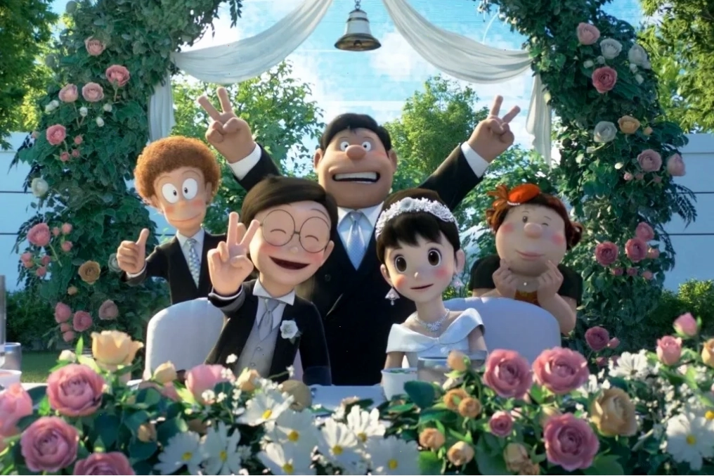 Poster phim Stand by Me Doraemon 2 với hình ảnh Doraemon và Nobita