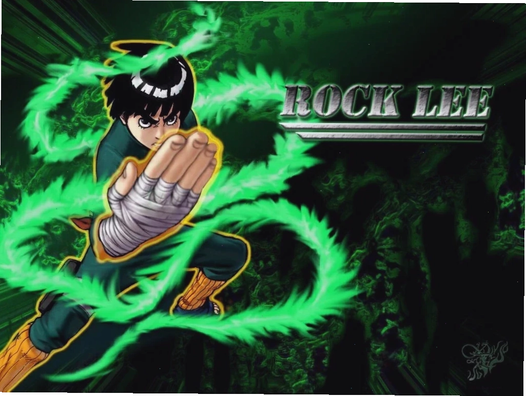 Rock Lee thực hiện cú đá xoay vòng
