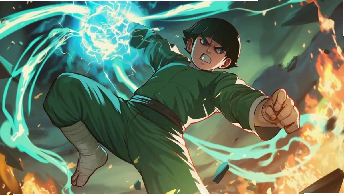 Rock Lee trong trang phục ninja