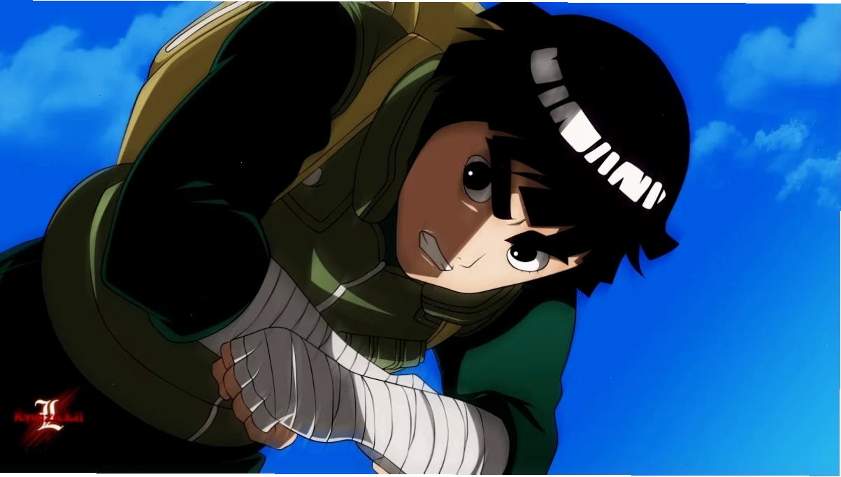 Rock Lee tung đòn tấn công