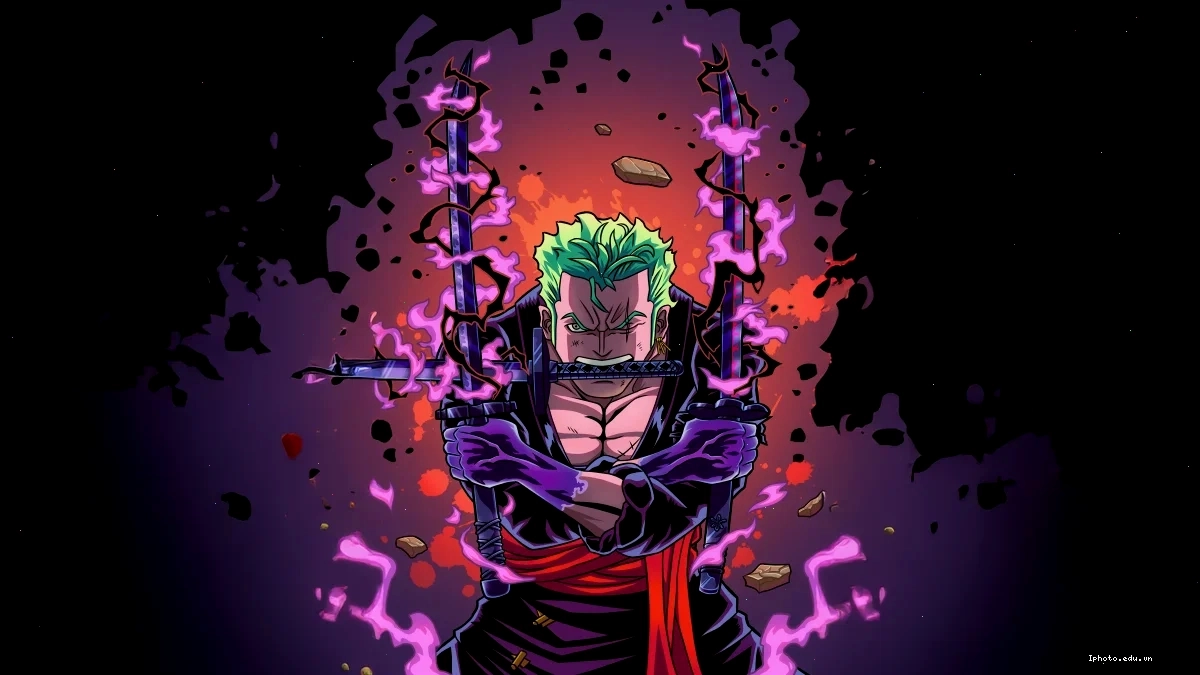 Roronoa Zoro luyện tập chăm chỉ