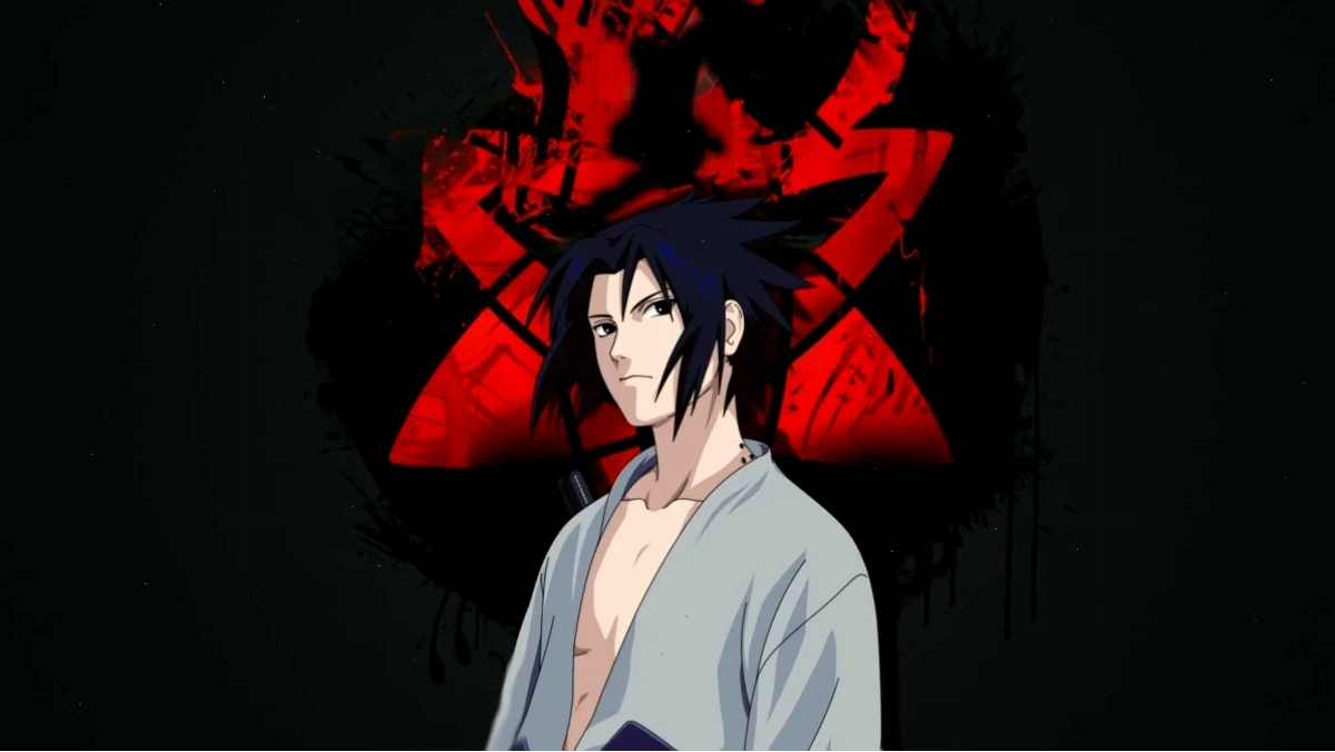 Sasuke Uchiha thời thơ ấu với ánh mắt u buồn