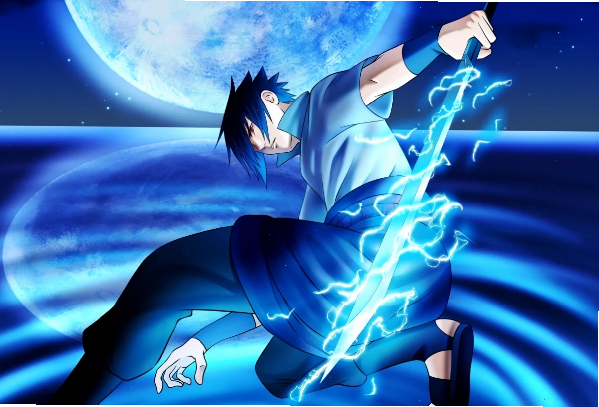 Sasuke Uchiha trong trang phục Hokage Đệ Thất
