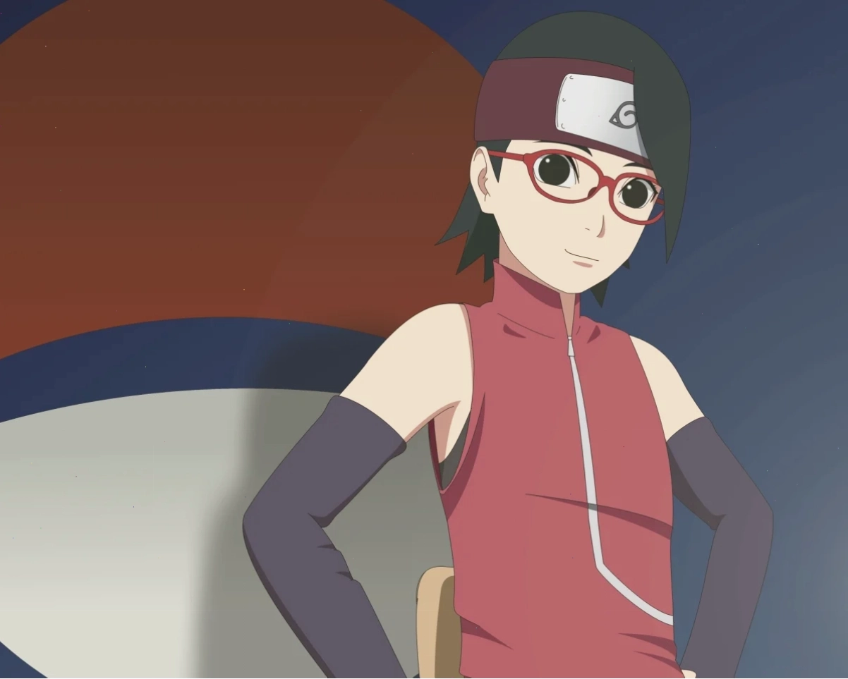 Uchiha Sarada với đôi mắt Sharingan
