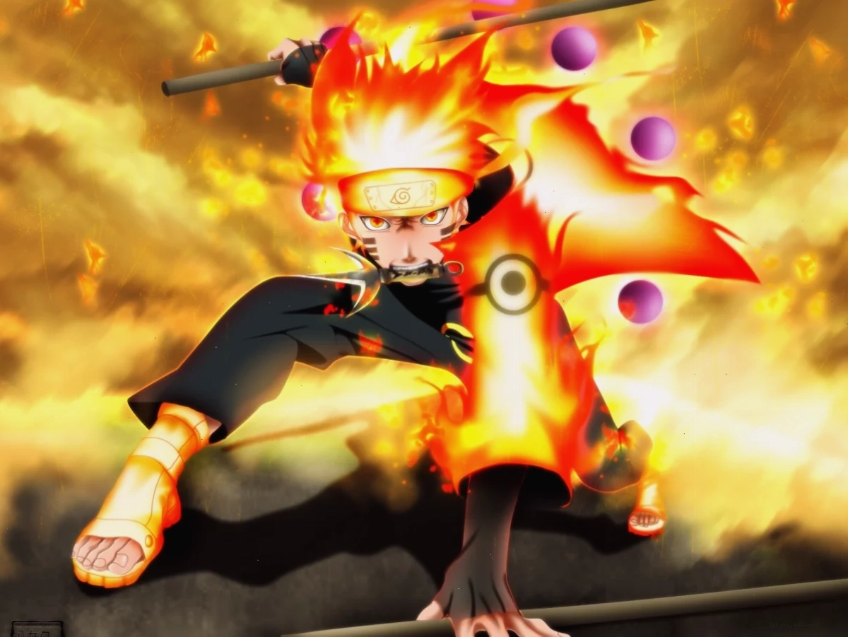 Uzumaki Naruto trong trạng thái tập trung cao độ