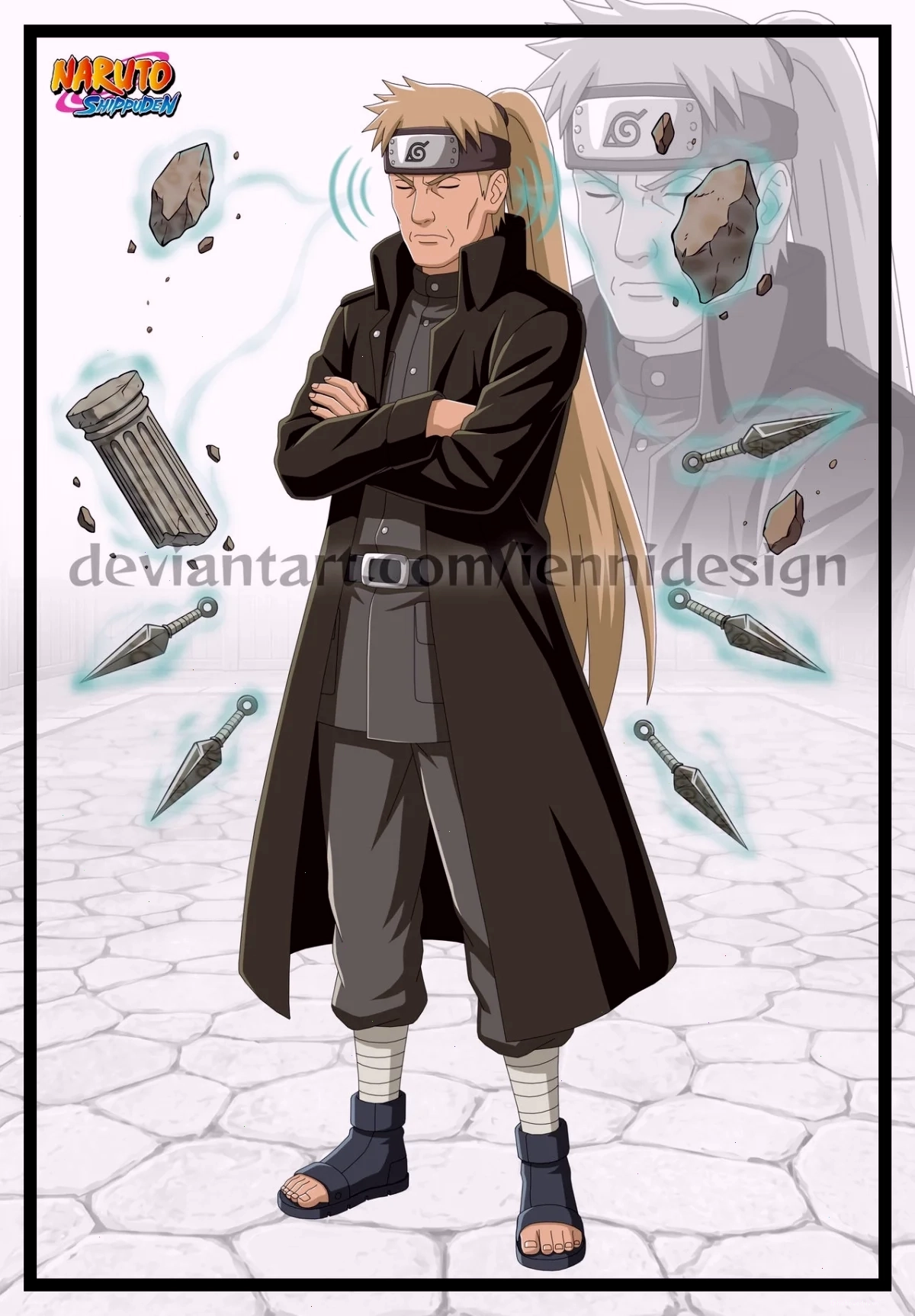 Yamanaka Inoichi đang làm vườn
